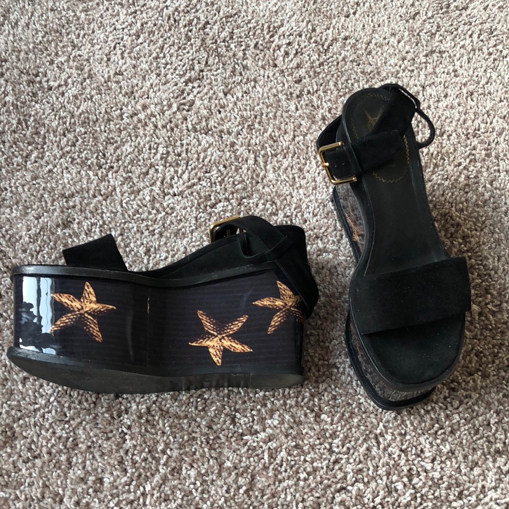 YSL platform sandal